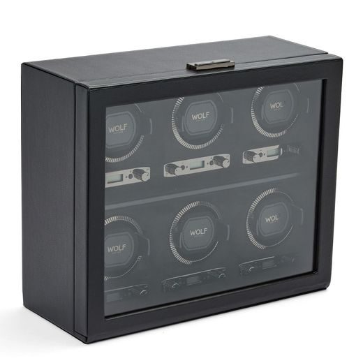 WATCH WINDER WOLF BRITISH RACING BLACK 792402 - WATCH WINDERS - ACCESSORIES