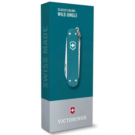 VICTORINOX CLASSIC SD ALOX COLORS WILD JUNGLE KNIFE - POCKET KNIVES - ACCESSORIES