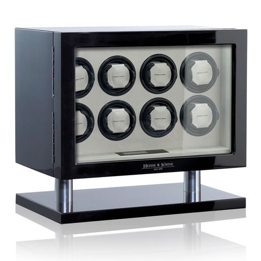 WATCH WINDER HEISSE & SÖHNE COLLECTOR 8 LCD 70019-73 - WATCH WINDERS - ACCESSORIES