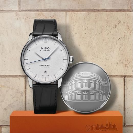 MIDO BARONCELLI 20TH ANNIVERSARY INSPIRED BY ARCHITECTURE LIMITED EDITION M037.407.16.261.00 - MIDO - ZNAČKY