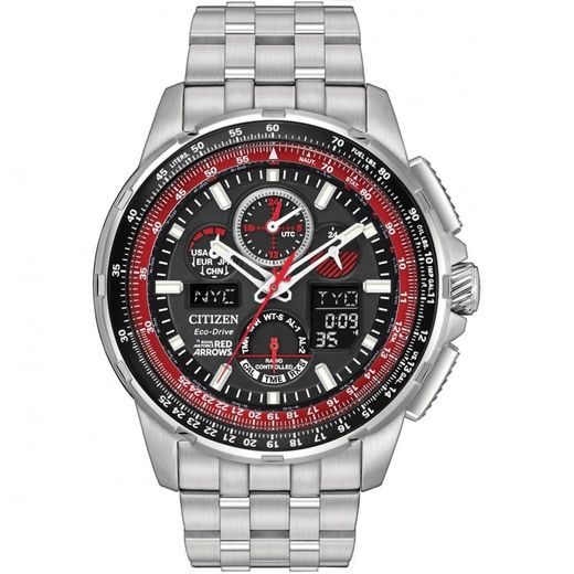 CITIZEN SPORTS RADIO CONTROLLED CHRONO JY8059-57E RED ARROW - CITIZEN - ZNAČKY