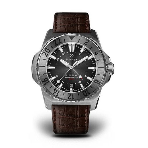 FORMEX REEF GMT AUTOMATIC CHRONOMETER BLACK DIAL WITH RED GMT - REEF - ZNAČKY