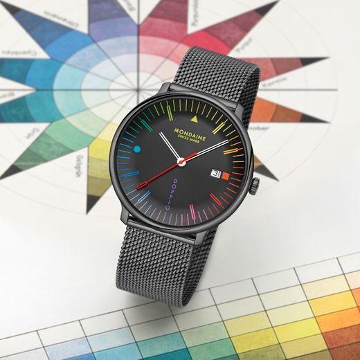 MONDAINE DOPPIO BAUHAUS INSPIRED QUARTZ MLE.41221.SM - DOPPIO - MĂRCI