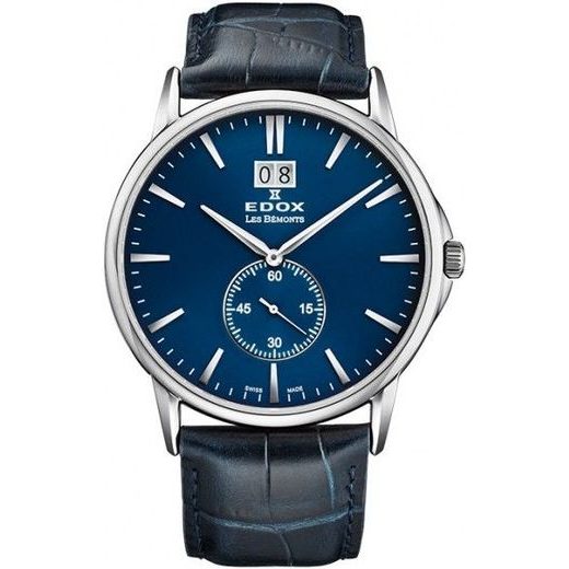 EDOX LES BÉMONTS BIG DATE SMALL SECOND 64012-3-BUIN - EDOX - ZNAČKY