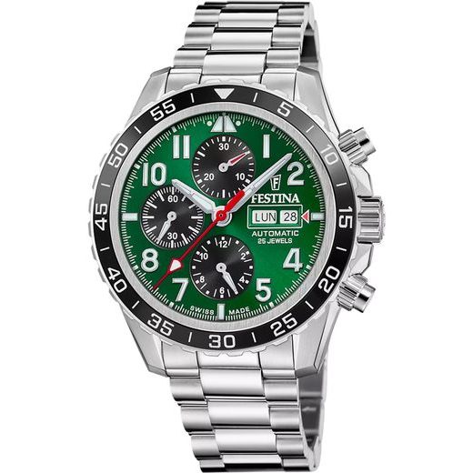FESTINA SWISS MADE GREEN 20055/2 - SWISS MADE - BRANDS