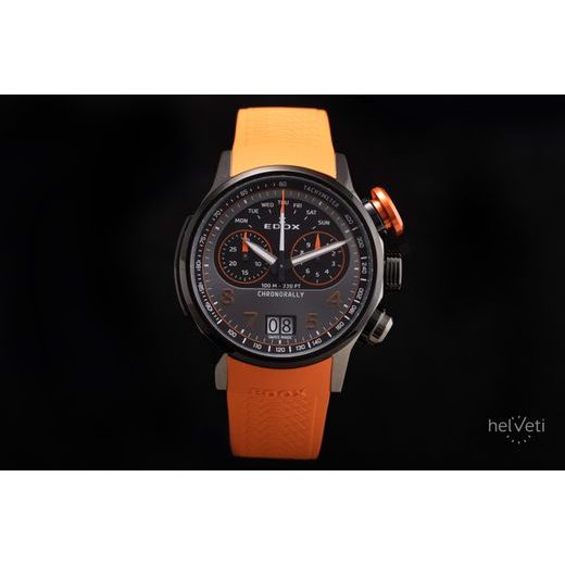 EDOX CHRONORALLY 45 QUARTZ CHRONOGRAPH 38003-TINGNOCAO-GNO - CHRONORALLY - BRANDS