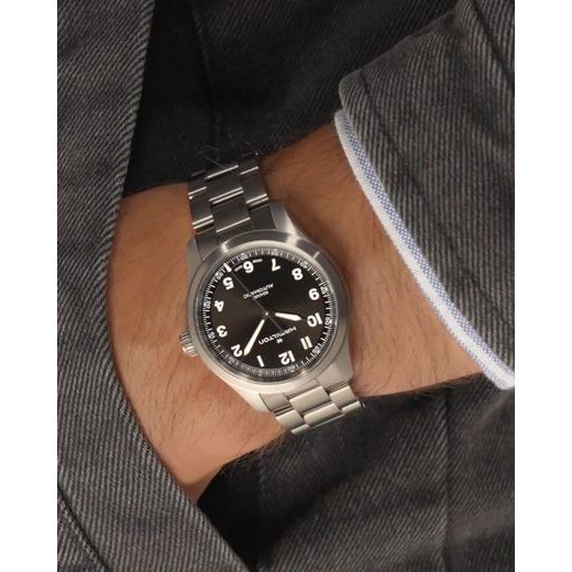 HAMILTON KHAKI FIELD TITANIUM AUTO ENGINEERED GARMENTS LIMITED EDITION H70235130 - KHAKI FIELD - BRANDS