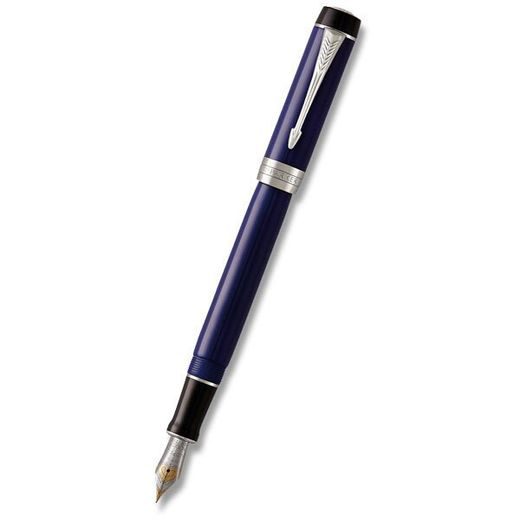 PLNICÍ PERO PARKER DUOFOLD CLASSIC BLUE & BLACK CT 1502/81479 - FOUNTAIN PENS - ACCESSORIES