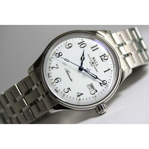 BALL TRAINMASTER STANDARD TIME 135 ANNIVERSARY LIMITED EDITION NM3288D-SJ-WH - BALL - BRANDS