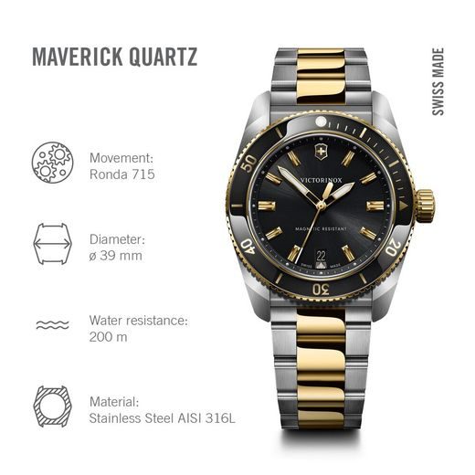 VICTORINOX MAVERICK QUARTZ 242102 - MAVERICK GS - ZNAČKY