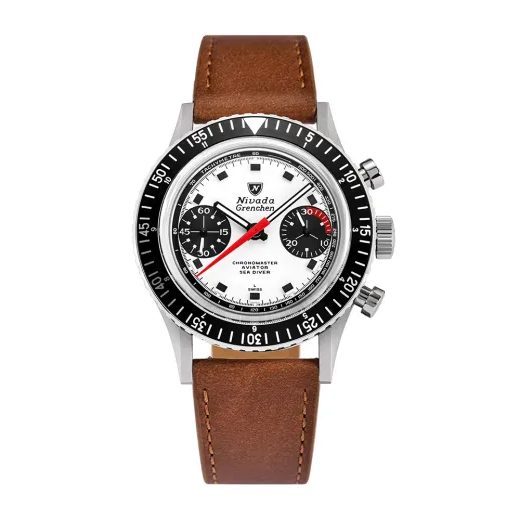 NIVADA GRENCHEN CHRONOMASTER SINGER NEWMAN - INTER. BEZEL - MANUAL - CHRONOMASTER - ZNAČKY