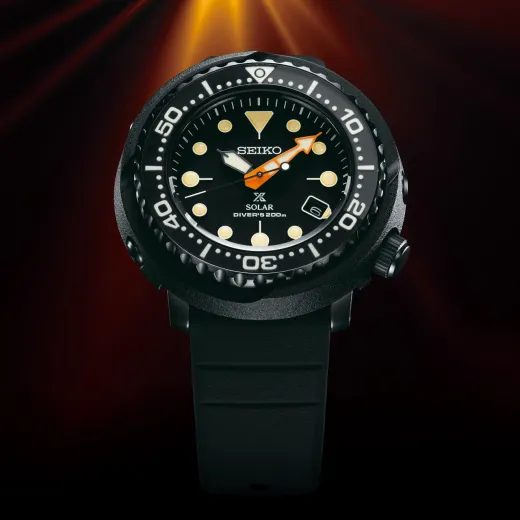 SEIKO SNE577P1 TUNA SOLAR BLACK SERIES LIMITED EDITION - PROSPEX - ZNAČKY