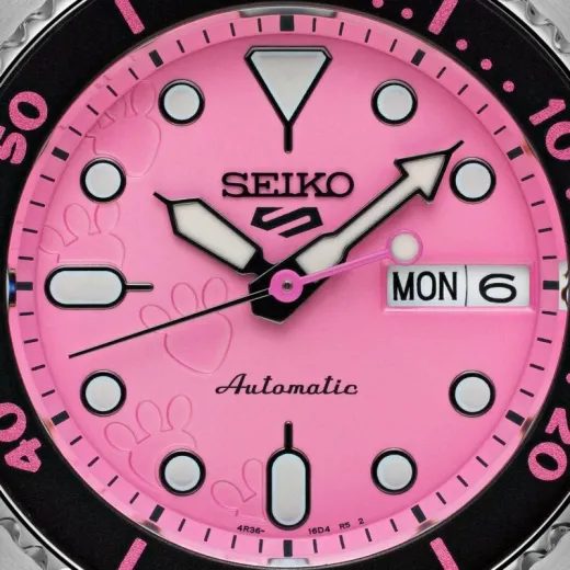 SEIKO 5 SPORTS SRPM07K1 PINK PANTHER LIMITED EDITION - SEIKO 5 SPORTS 2019 - ZNAČKY