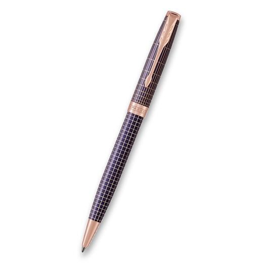 KULIČKOVÉ PERO PARKER SONNET PURPLE CHISELLED PGT 1502/5231545 - BALLPOINT PENS - ACCESSORIES