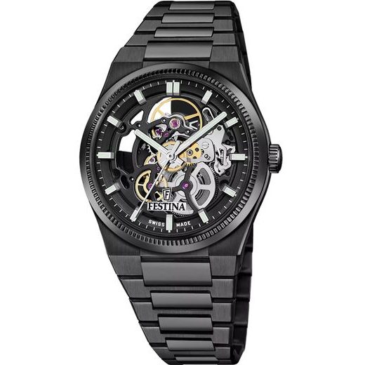 FESTINA SWISS MADE AUTOMATIC RIVÉ SQ 20070/1 - SWISS MADE - BRANDS