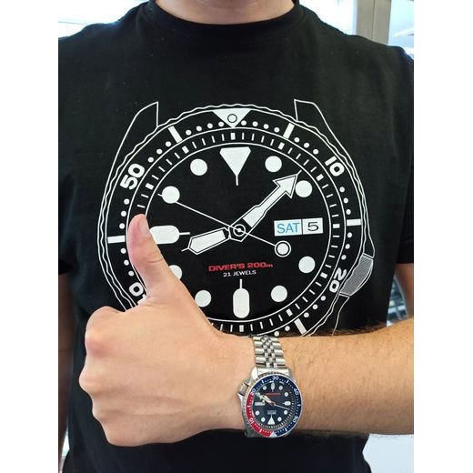 TRIKO HODINKOVÝ MOTIV SKX HELVETI - ČERNÉ - FANSHOP A NÁŘADÍ - OSTATNÍ