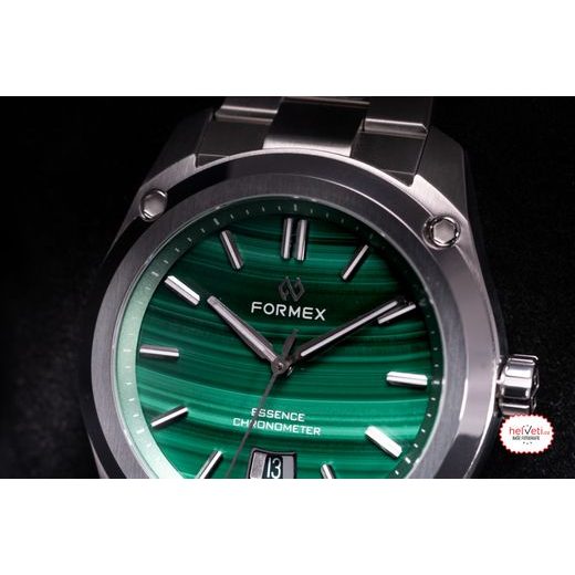 FORMEX ESSENCE FORTYTHREE AUTOMATIC CHRONOMETER MALACHITE STEEL BRACELET 0330.1.6390.100 - ESSENCE - BRANDS