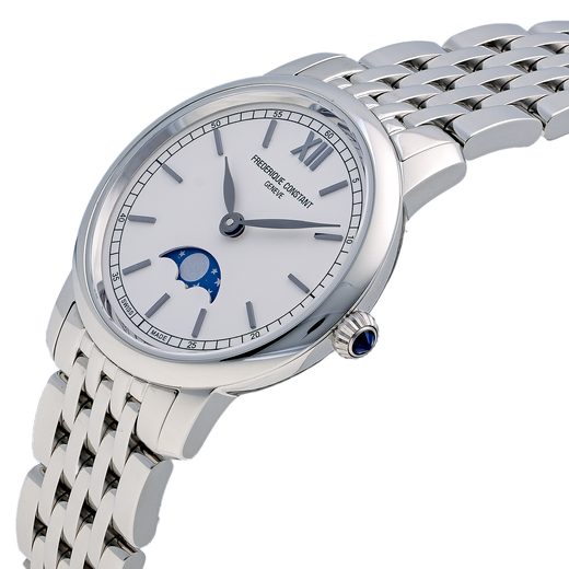 FREDERIQUE CONSTANT SLIMLINE LADIES MOONPHASE QUARTZ FC-206SW1S6B - SLIMLINE LADIES - ZNAČKY