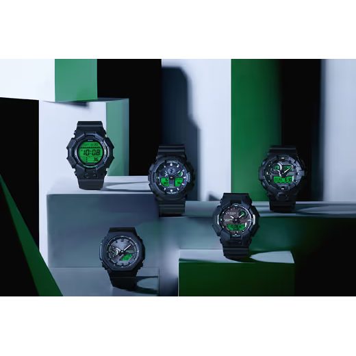 CASIO G-SHOCK GD-010BEG-1ER BLACK AND ELECTRO GREEN SERIES - G-SHOCK - ZNAČKY