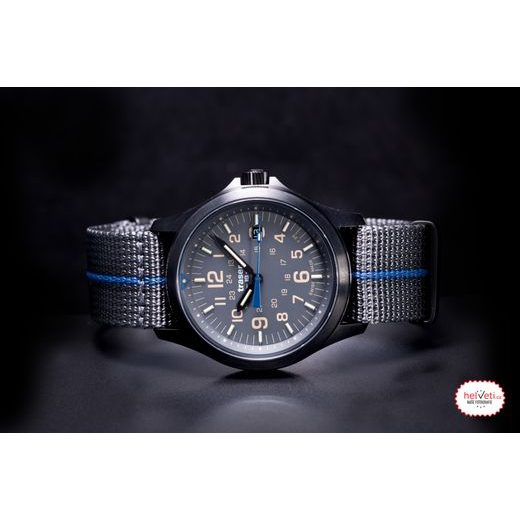 TRASER P67 OFFICER PRO GREY NATO WITH STRIPE - HERITAGE - BRANDS