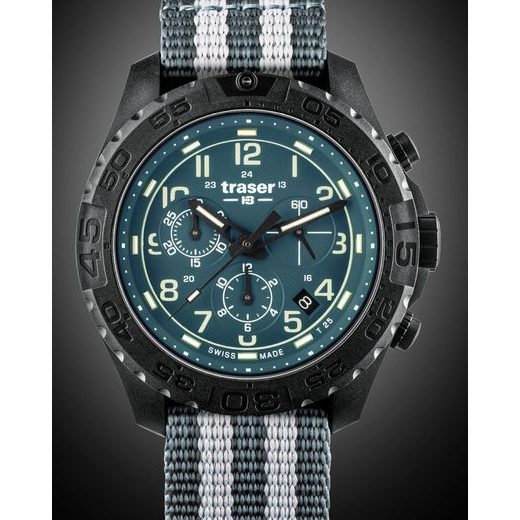 TRASER P96 OUTDOOR PIONEER EVOLUTION CHRONO PETROL NATO - SPORT - BRANDS