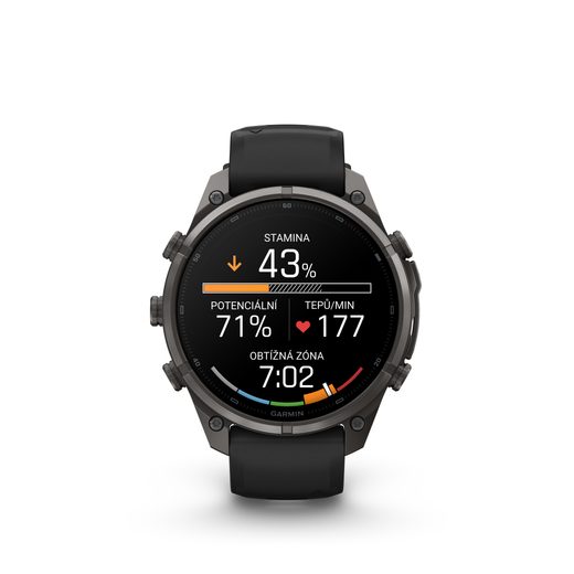 GARMIN FENIX® 9 PRO - 47 MM, CARBON GRAY DLC TITANIUM BLACK/PEBBLE 010-04336-16 - FENIX 9 PRO - ZNAČKY