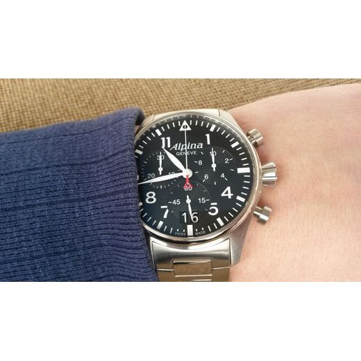 ALPINA STARTIMER PILOT BIG DATE CHRONOGRAPH AL-372B4S6B - ALPINA - BRANDS