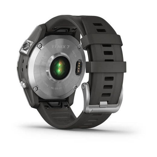 GARMIN FENIX 7 SILVER/ GRAPHITE SILICONE BAND - 010-02540-01 - FENIX 7 - ZNAČKY