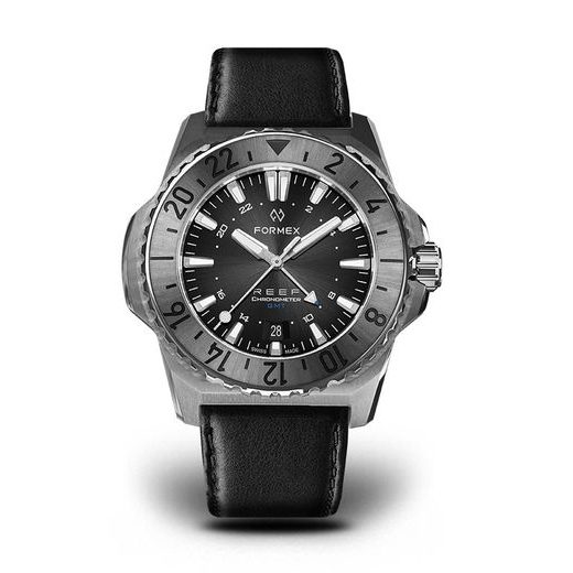 FORMEX REEF GMT AUTOMATIC CHRONOMETER BLACK DIAL WITH BLUE GMT - REEF - ZNAČKY