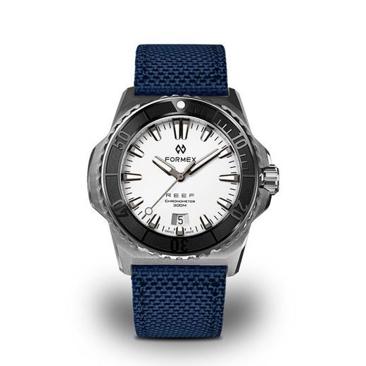 FORMEX REEF 39,5 AUTOMATIC CHRONOMETER WHITE DIAL - REEF - BRANDS