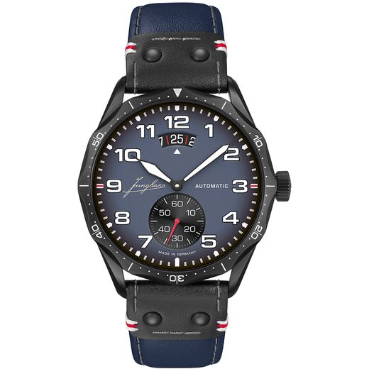 JUNGHANS MEISTER PILOT SMALL SECOND NAVY BLUE 27/4397.00 - PILOT - ZNAČKY