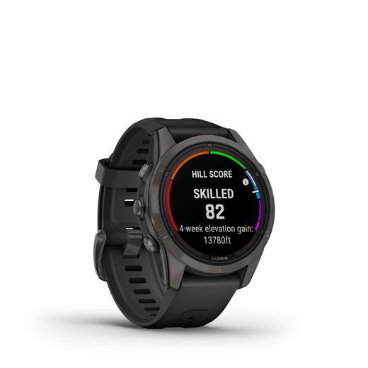 GARMIN FĒNIX 7S PRO SAPPHIRE SOLAR EDITION CARBON GRAY DLC TITANIUM / BLACK BAND - 010-02776-11 - FENIX 7S - ZNAČKY