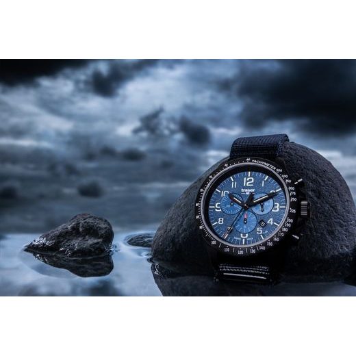 TRASER P67 OFFICER PRO CHRONOGRAPH BLUE NATO - HERITAGE - BRANDS