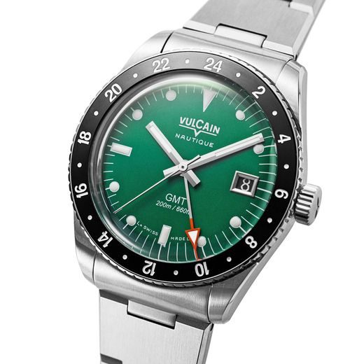 VULCAIN SKINDIVER GMT - GREEN - SKINDIVER NAUTIQUE - ZNAČKY