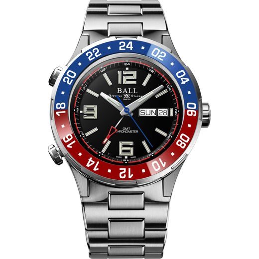 BALL ROADMASTER MARINE GMT COSC LIMITED EDITION DG3030B-S4C-BK - ROADMASTER - BRANDS