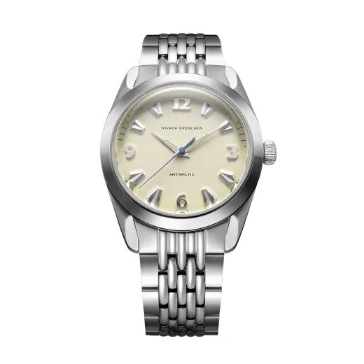NIVADA GRENCHEN ANTARCTIC 38 MM - EGGSHELL BEIGE LUMINOVA - ANTARCTIC - ZNAČKY