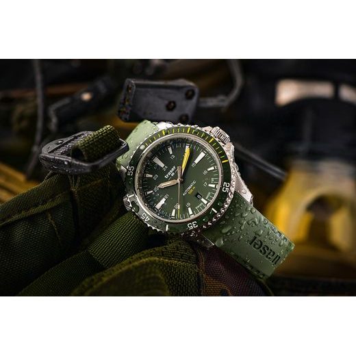 TRASER P67 DIVER AUTOMATIC GREEN GREEN RUBBER - HERITAGE - BRANDS