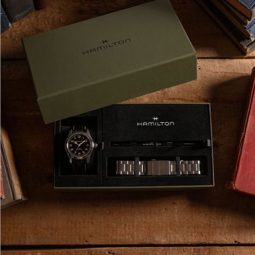 HAMILTON KHAKI FIELD MURPH 42MM AUTOMATIC SET H70605732 - KHAKI FIELD - ZNAČKY