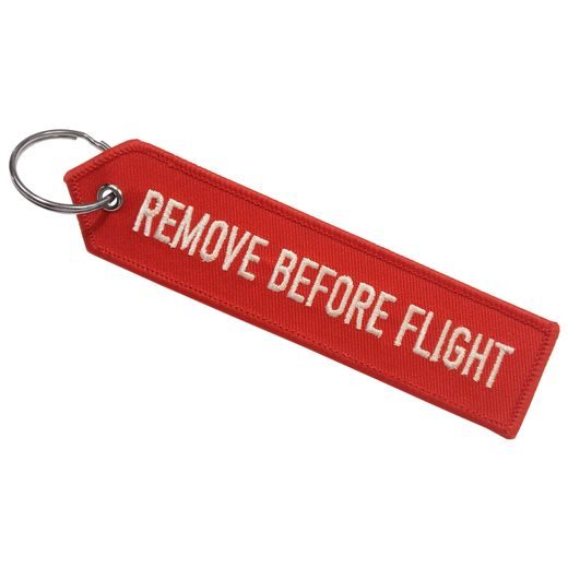 KLÍČENKA "REMOVE BEFORE FLIGHT" - FANSHOP - ACCESSORIES