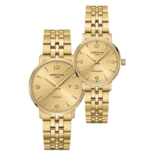SET_CERTINA DS CAIMANO C035.410.33.367.00 A C035.210.33.367.00 - HODINKY PRO PÁRY - HODINKY
