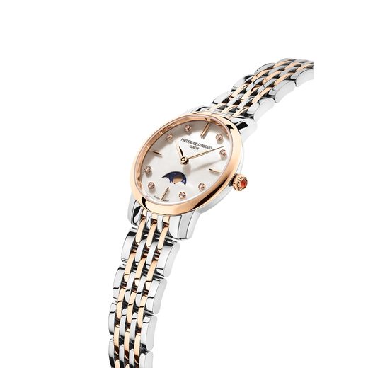 FREDERIQUE CONSTANT SLIMLINE LADIES MOONPHASE QUARTZ FC-206MPWD1S2B - SLIMLINE LADIES - ZNAČKY