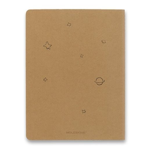 SADA ZÁPISNÍK A SEŠIT MOLESKINE LE PETIT PRINCE MOON - LINKOVANÝ - L, ČISTÝ - XL 1331/1717250 - DIÁŘE A ZÁPISNÍKY - OSTATNÍ