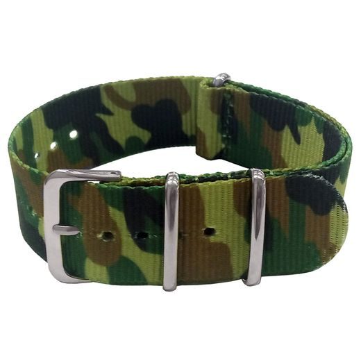 NATO ŘEMÍNEK CAMOUFLAGE 22 MM - ŘEMÍNKY - OSTATNÍ