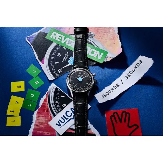 VULCAIN CRICKET SALUTE 39 MM BLUE - ARCHÍV