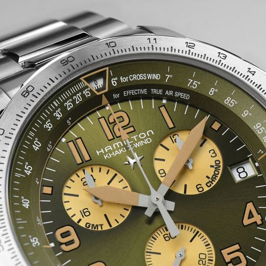 HAMILTON KHAKI AVIATION X-WIND GMT CHRONO QUARTZ H77932160 - KHAKI AVIATION - ZNAČKY