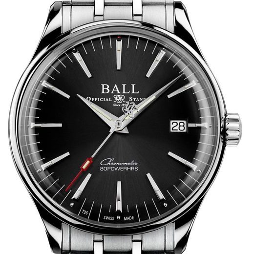 BALL TRAINMASTER MANUFACTURE 80 HOURS COSC NM3280D-S1CJ-BK - BALL - BRANDS