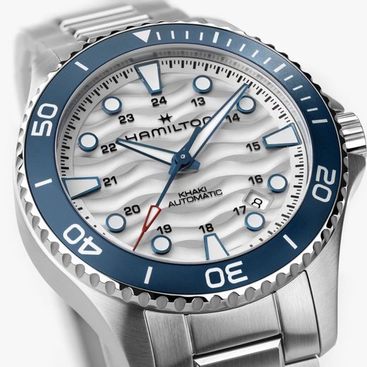 HAMILTON KHAKI NAVY SCUBA AUTO 40MM H82425110 - KHAKI NAVY - ZNAČKY