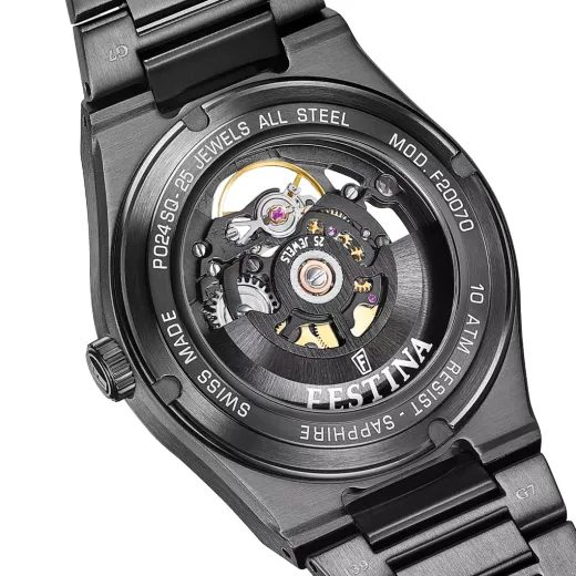 FESTINA SWISS MADE AUTOMATIC RIVÉ SQ 20070/1 - SWISS MADE - BRANDS
