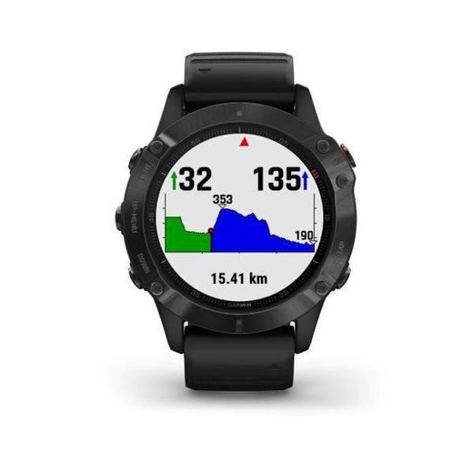 GARMIN FENIX6 PRO GLASS, BLACK/BLACK BAND (MAP/MUSIC) 010-02158-02 - GARMIN - ZNAČKY