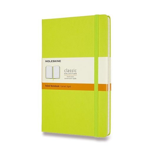 ZÁPISNÍK MOLESKINE VÝBĚR BAREV - TVRDÉ DESKY - L, LINKOVANÝ 1331/11172 - DIÁŘE A ZÁPISNÍKY - OSTATNÍ